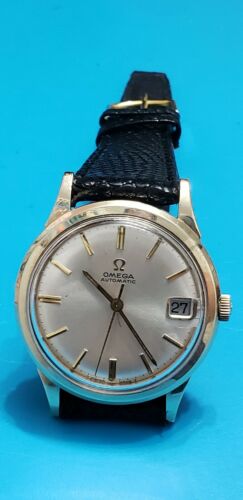 Vintage 1967 Omega Automatic Mens 10k GF Date Watch Cal 563 Ref KL