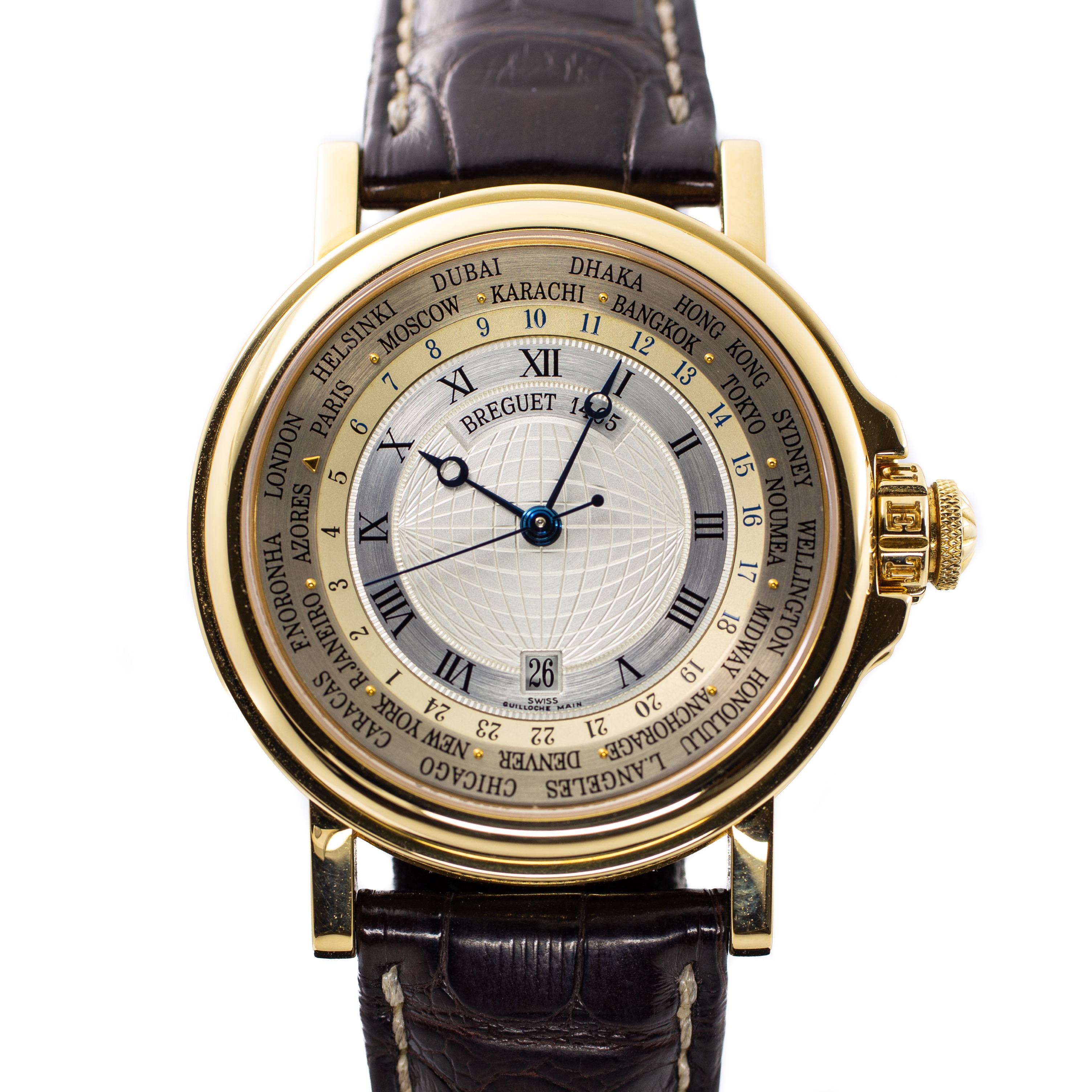 Breguet Marine Hora Mundi World Time Zones 3700BA Yellow Gold for Price on  request for sale from a Trusted Seller on Chrono24