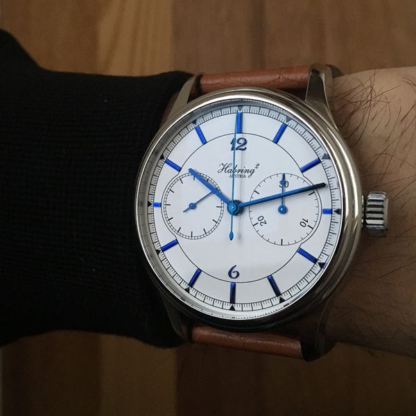 FS: Habring / Habring2 chronograph crown operated (COS) deep lacquer ...