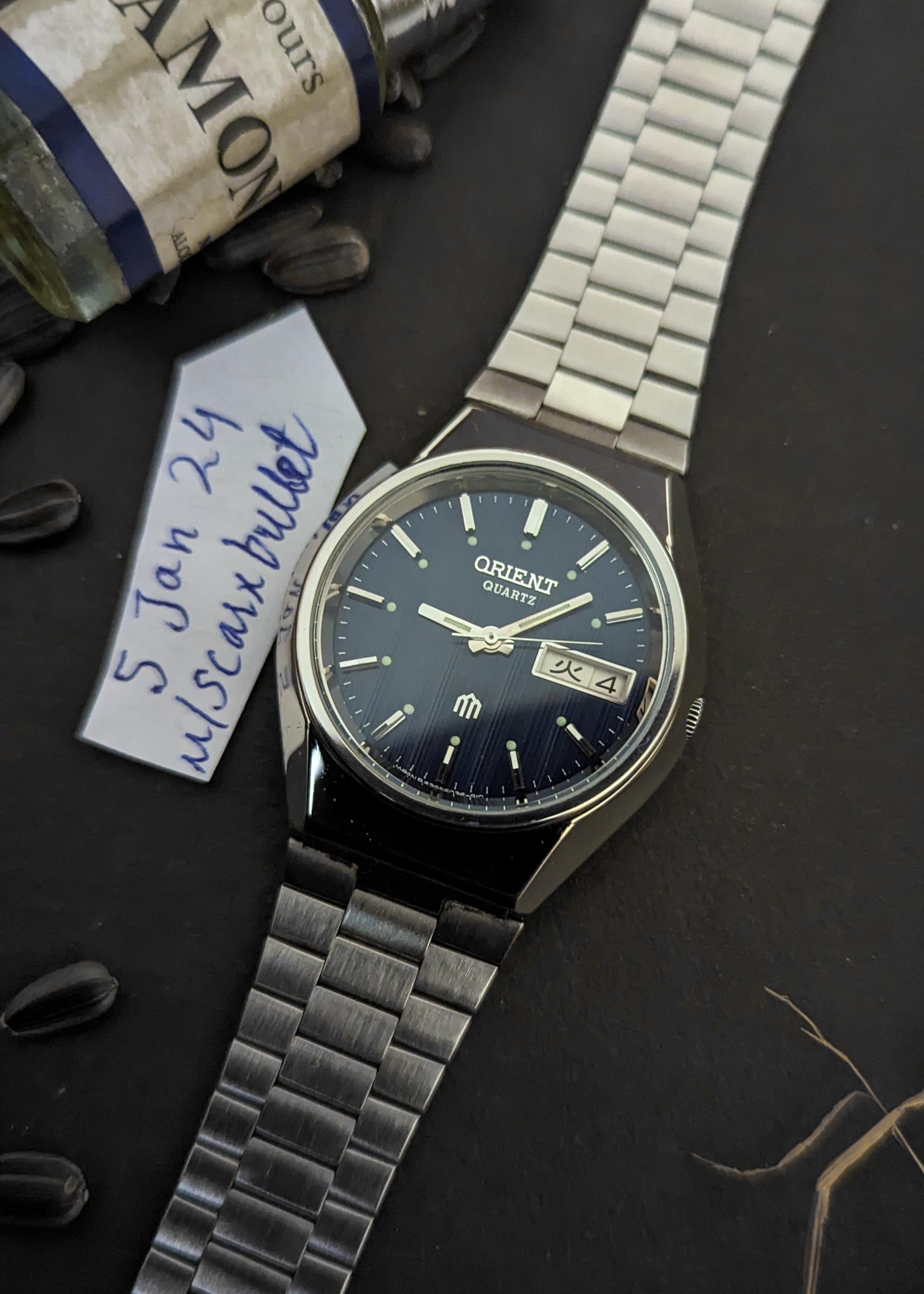 WTS] Vintage ORIENT quartz ???? Ref.529603-60 // Lining dial 
