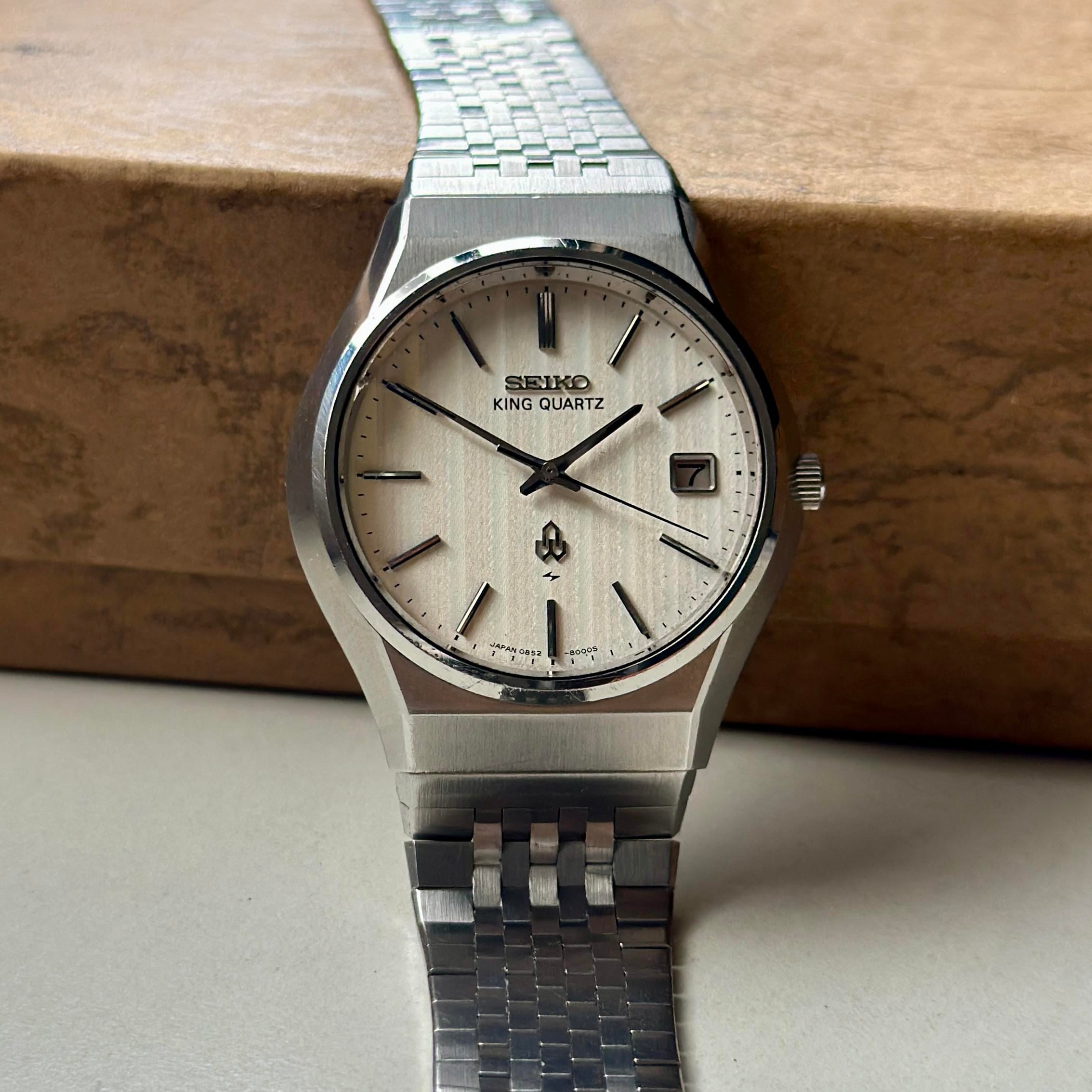 WTS] 1975 Vintage Seiko King Quartz – Linen Dial | WatchCharts