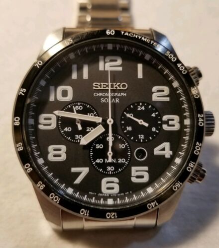 Seiko Solar Chronograph V175 0CG0 Wristwatch WatchCharts