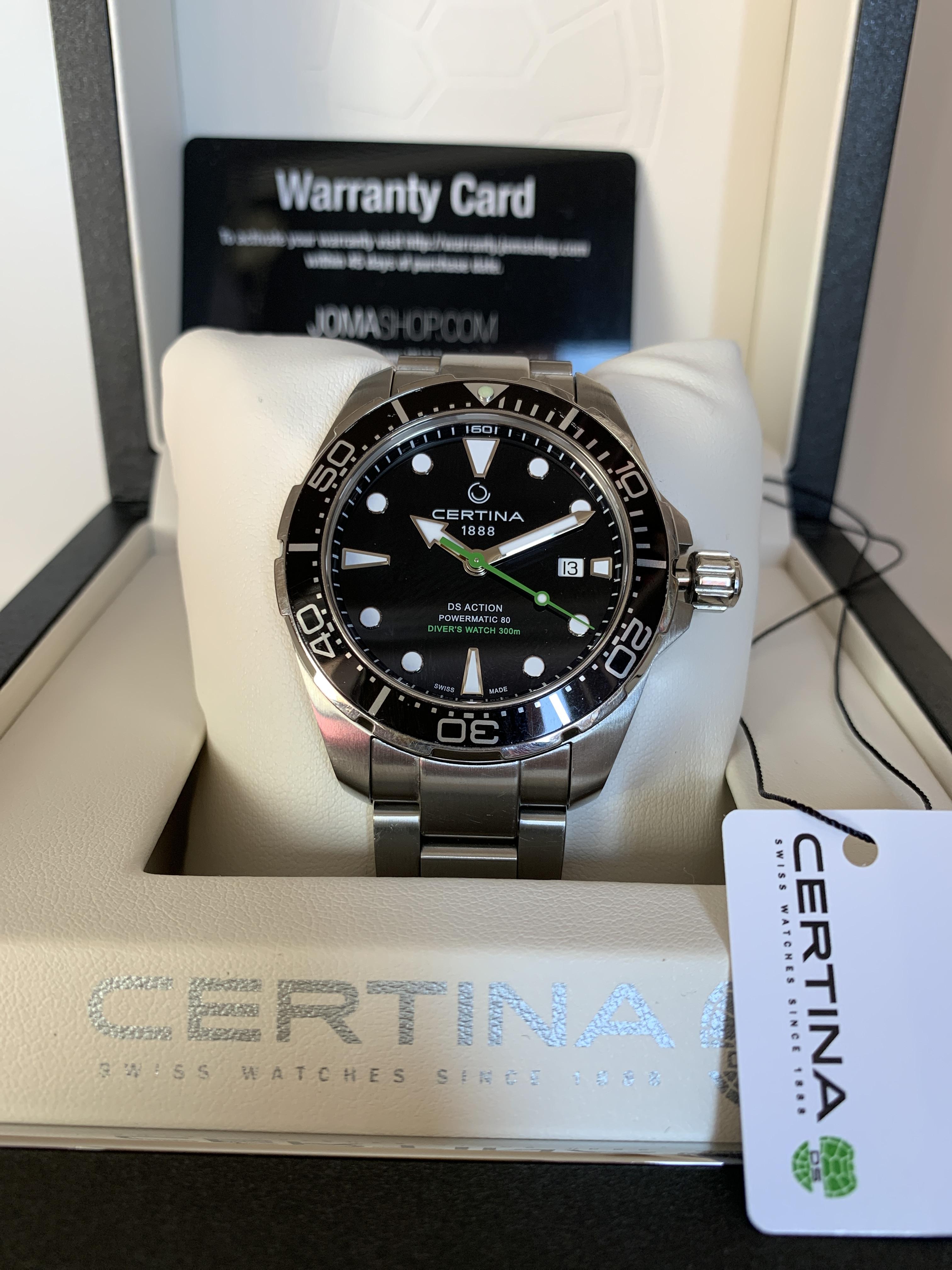 certina ds diver powermatic 80