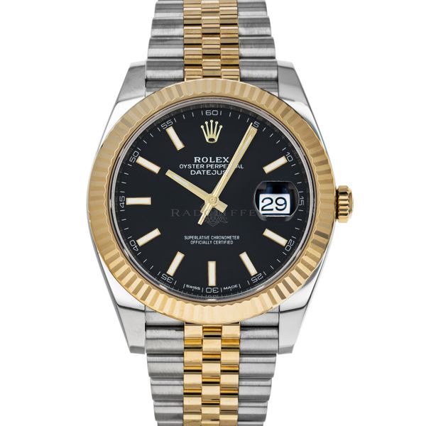 datejust 41 schwarz jubilee