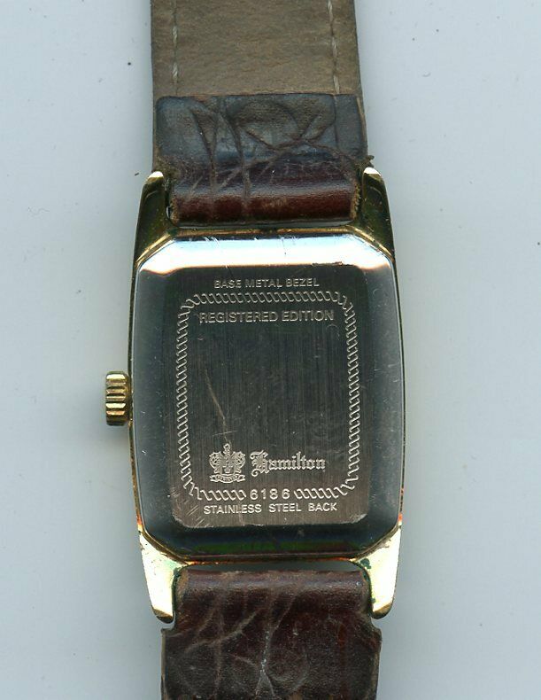 HAMILTON 6186 REGISTERED EDITION クォーツ f5f4f713-b433-44b3-9ce1-