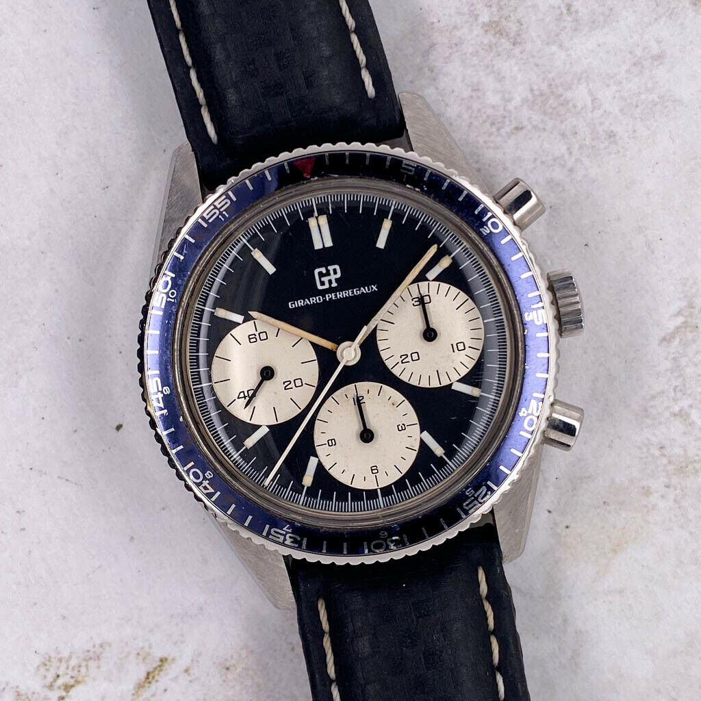 Vintage Girard Perregaux Chronograph Wristwatch Ref. 2800 Valjoux