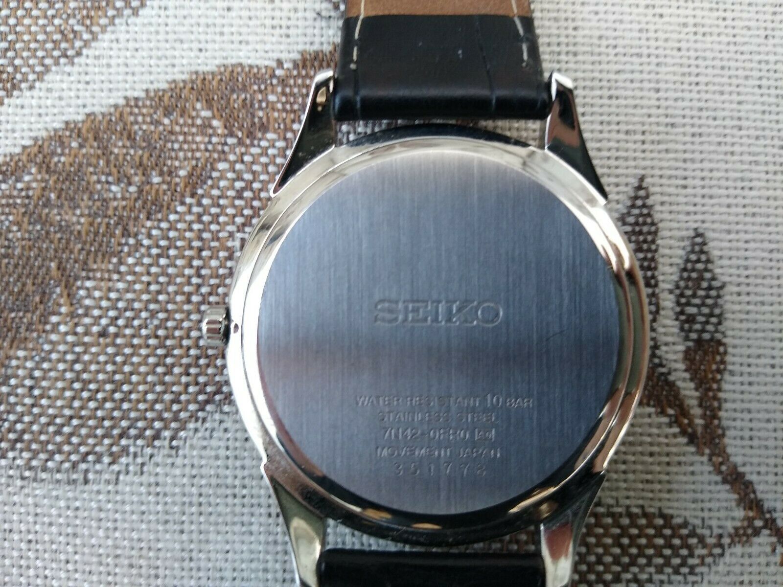 Seiko Gent s Dress watch 7N42 0FR0 leather strap in Immaculate