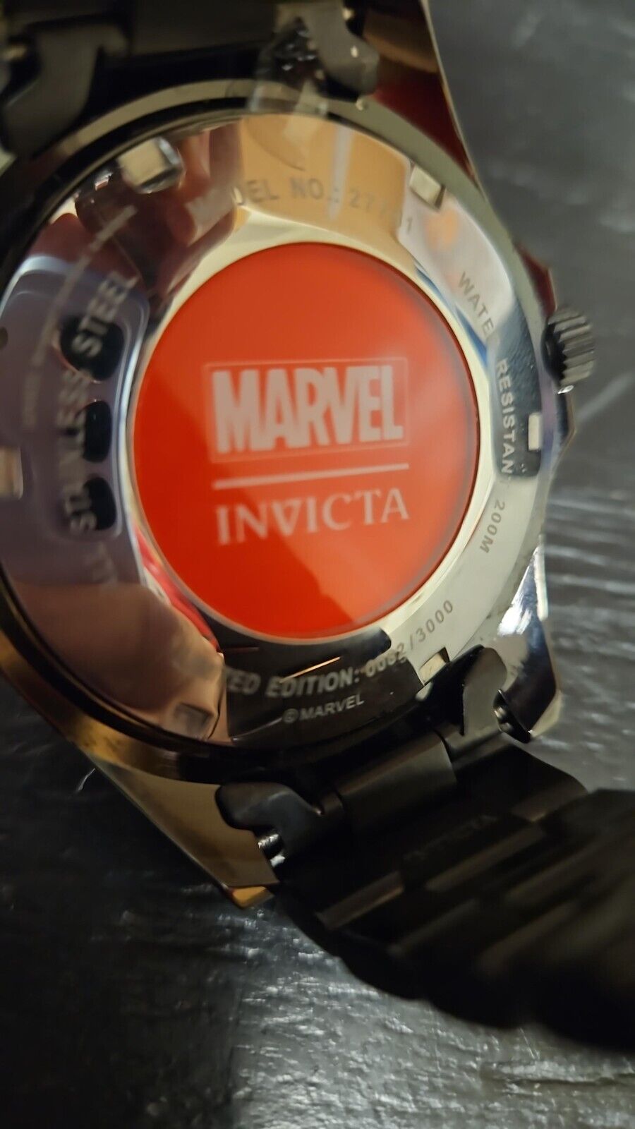 MARVEL COMICS ANT-MAN INVICTA WATCH MEN'S MODEL #27781 LE 0082