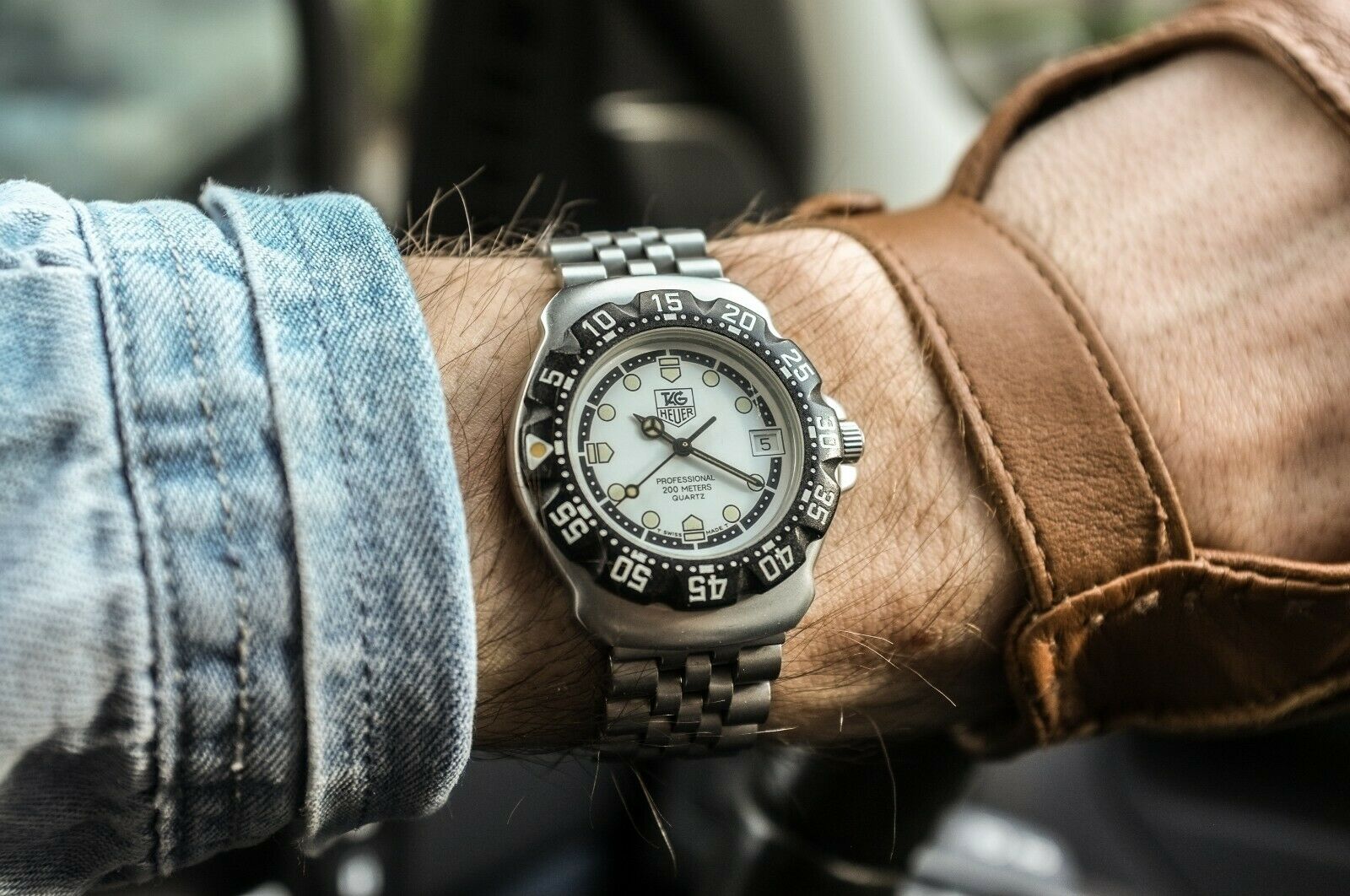 Beautiful 90s Tag Heuer Formula 1 WA1218 worn by Ross in Friends