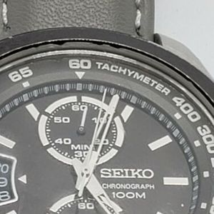 SEIKO 7T94-0BS0 100m Chronograph Date Men's Watch Aftermarket Band 324425 |  WatchCharts