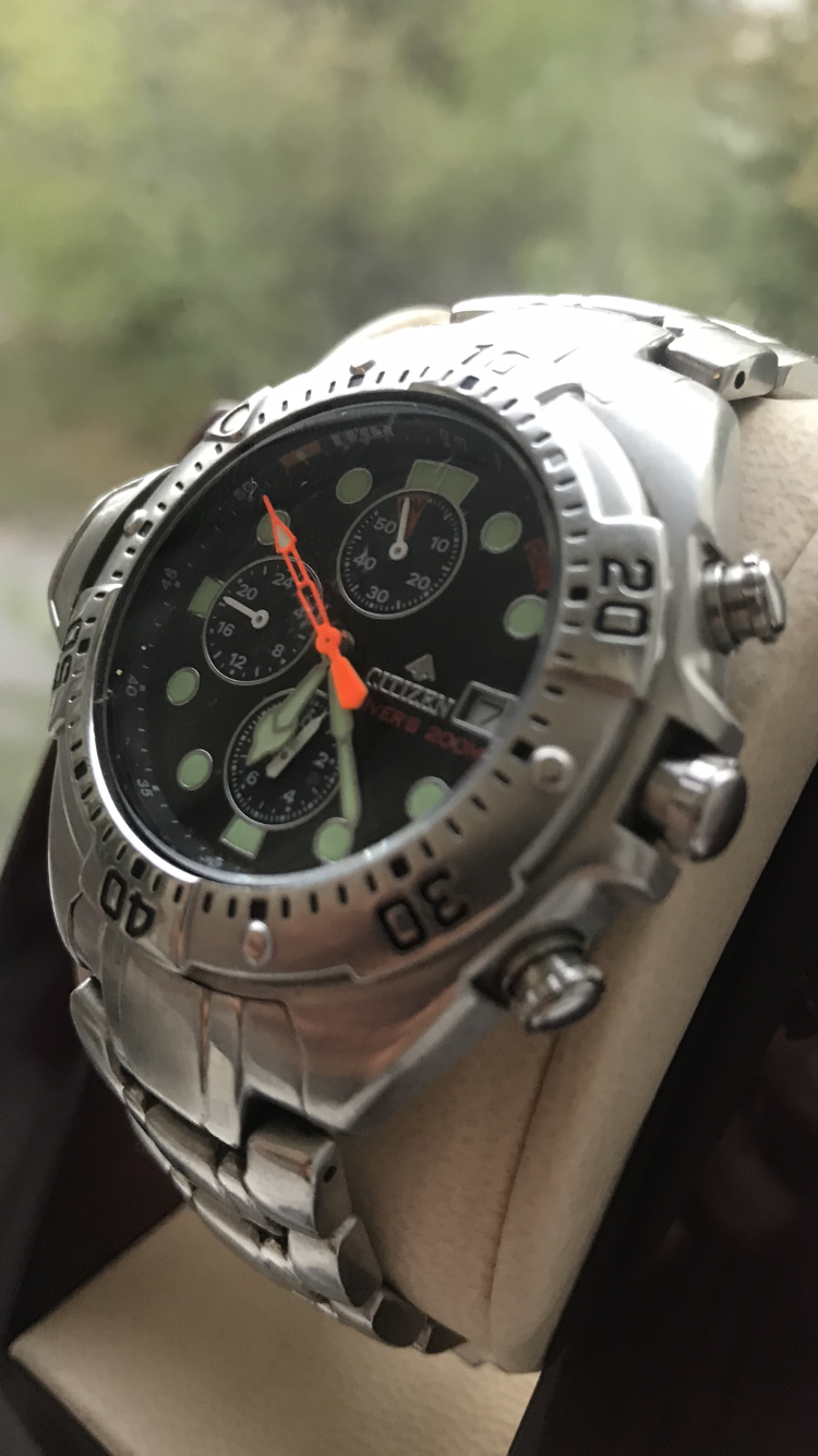 CITIZEN　PROMASTER　3740−H15068　腕時計　ジャンク Citizen Promaster Diver'S 200m , 3740-H15068 Aqualand