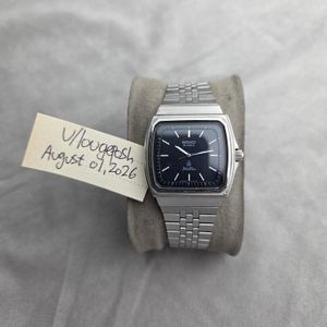 WTS] Seiko Silverwave Z 7546-605A Silver Textured Dia