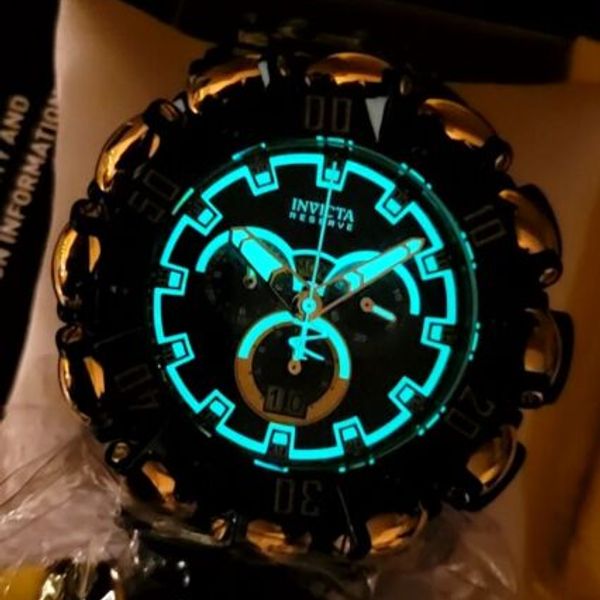 Invicta - HYPER BEAST - Blue LABEL - Reserve - Swiss 5050.C - LUME - mens  watch | WatchCharts Marketplace