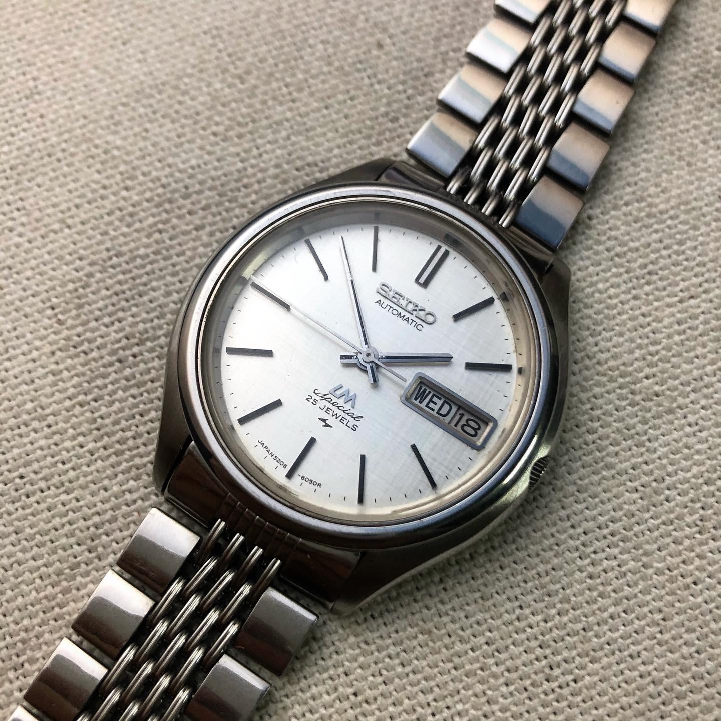[WTS] Seiko LM Special 5206-6020 Automatic 28800bph movement Linen Dial |  WatchCharts