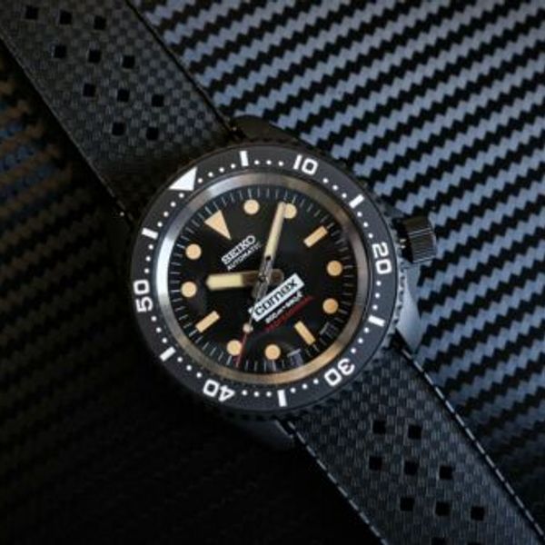 Seiko SKX007 Custom Divers Watch NH36 DLC COMEX dial | WatchCharts