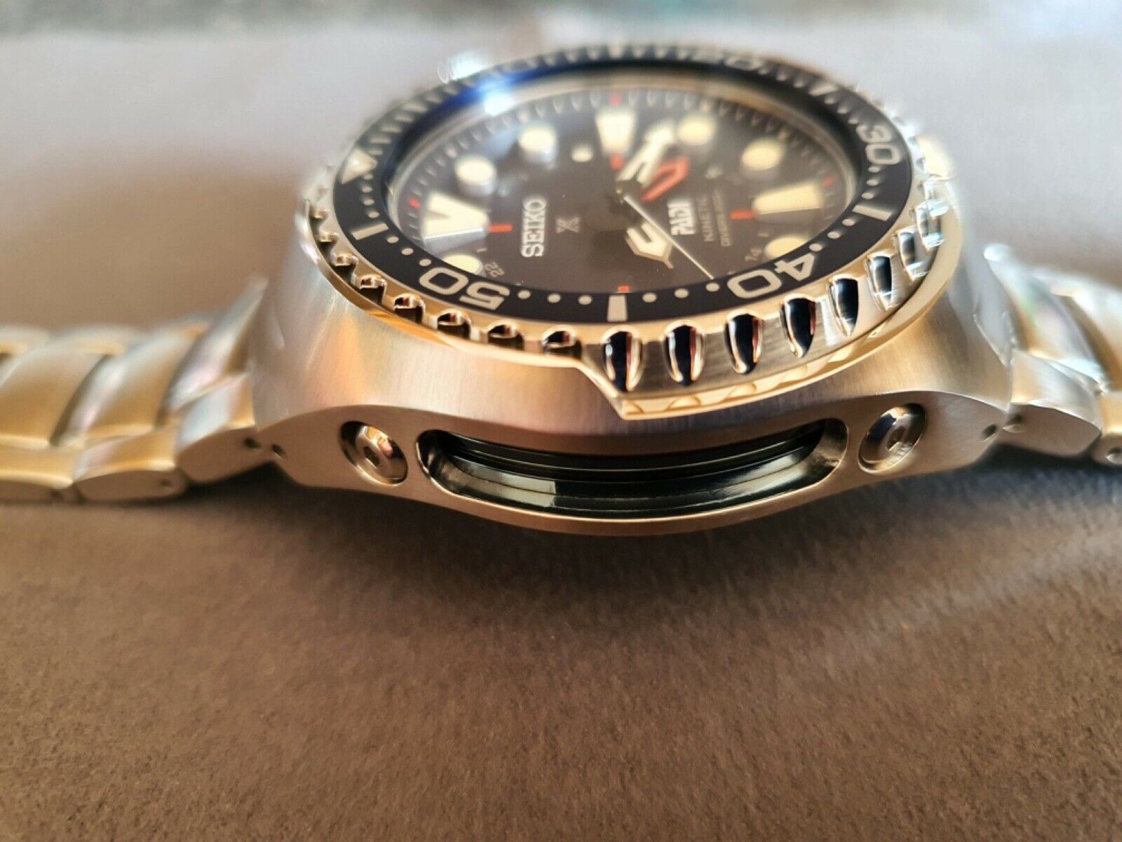 Seiko SUN065P1 SUN065 PROSPEX PADI GMT Kinetic Seiko