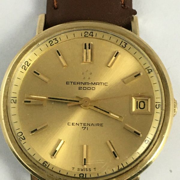 Eterna Matic 2000 Centenaire 71-Automatic-Vintage-MINT - TOP