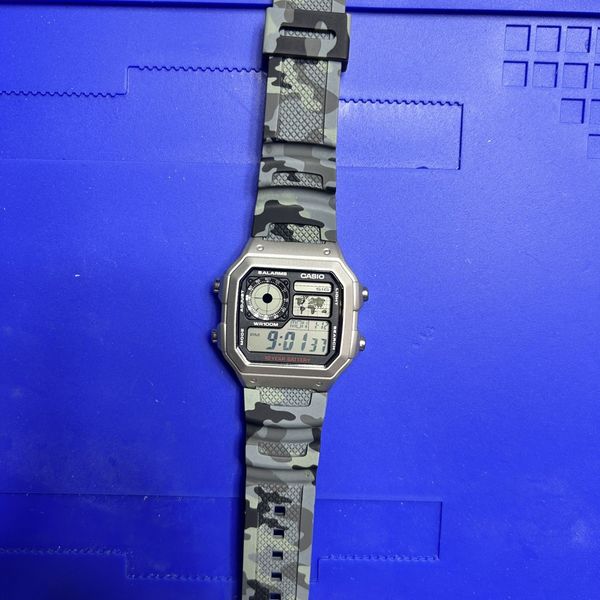 Ae12 Case Mod Casio AE1200 MOD Digital World Time Stainless Steel Case | WatchCharts ...