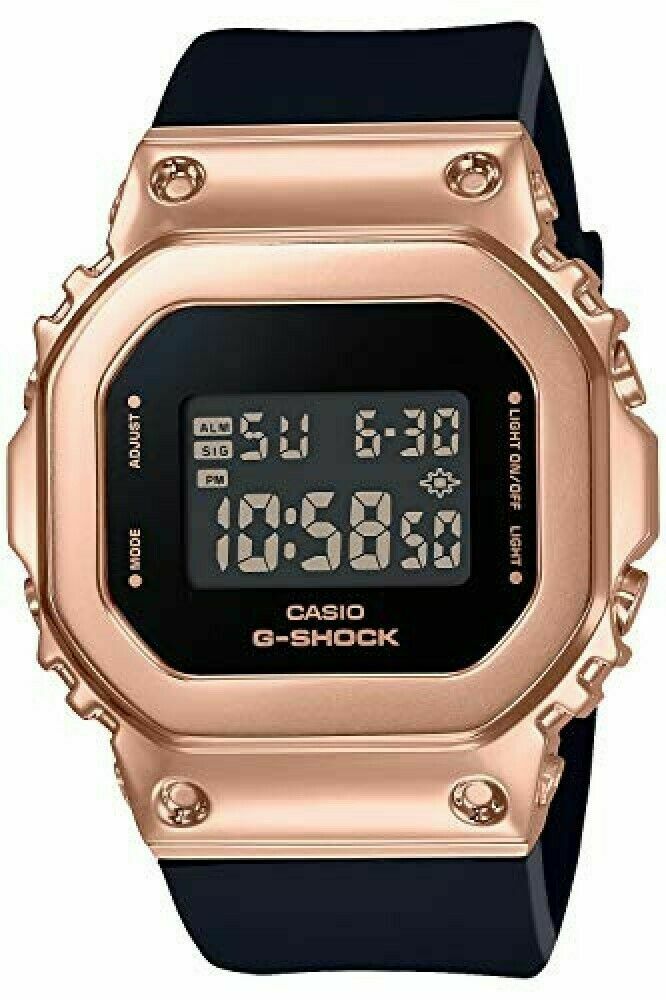 CASIO G-SHOCK MID SIZE GM-S5600PG-1 Unisex Rose Gold Rubber Square
