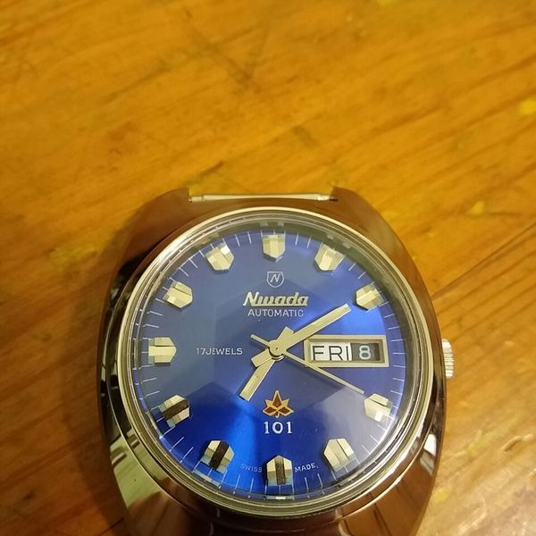 Montre Nivada Safari Femme Vintage NOS - Mouvement Automatique, Pièce Rare Et Collector