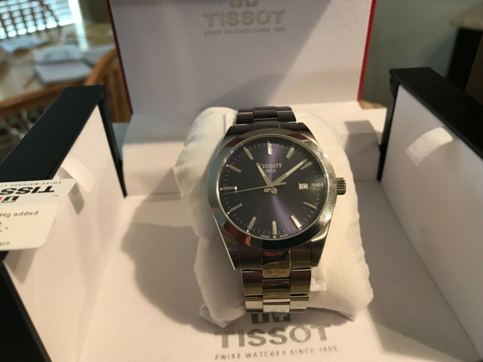 Tissot Gentleman Blue Dial Swiss Quartz Men's Watch T1274101104100