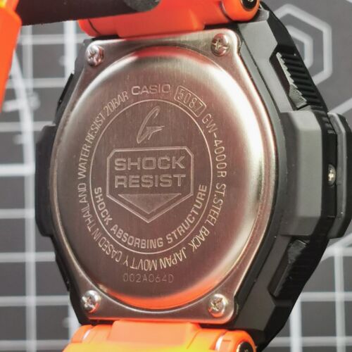 Casio G-Shock GW-4000 RESCUE ORANGE GravityMaster Solar Multiband