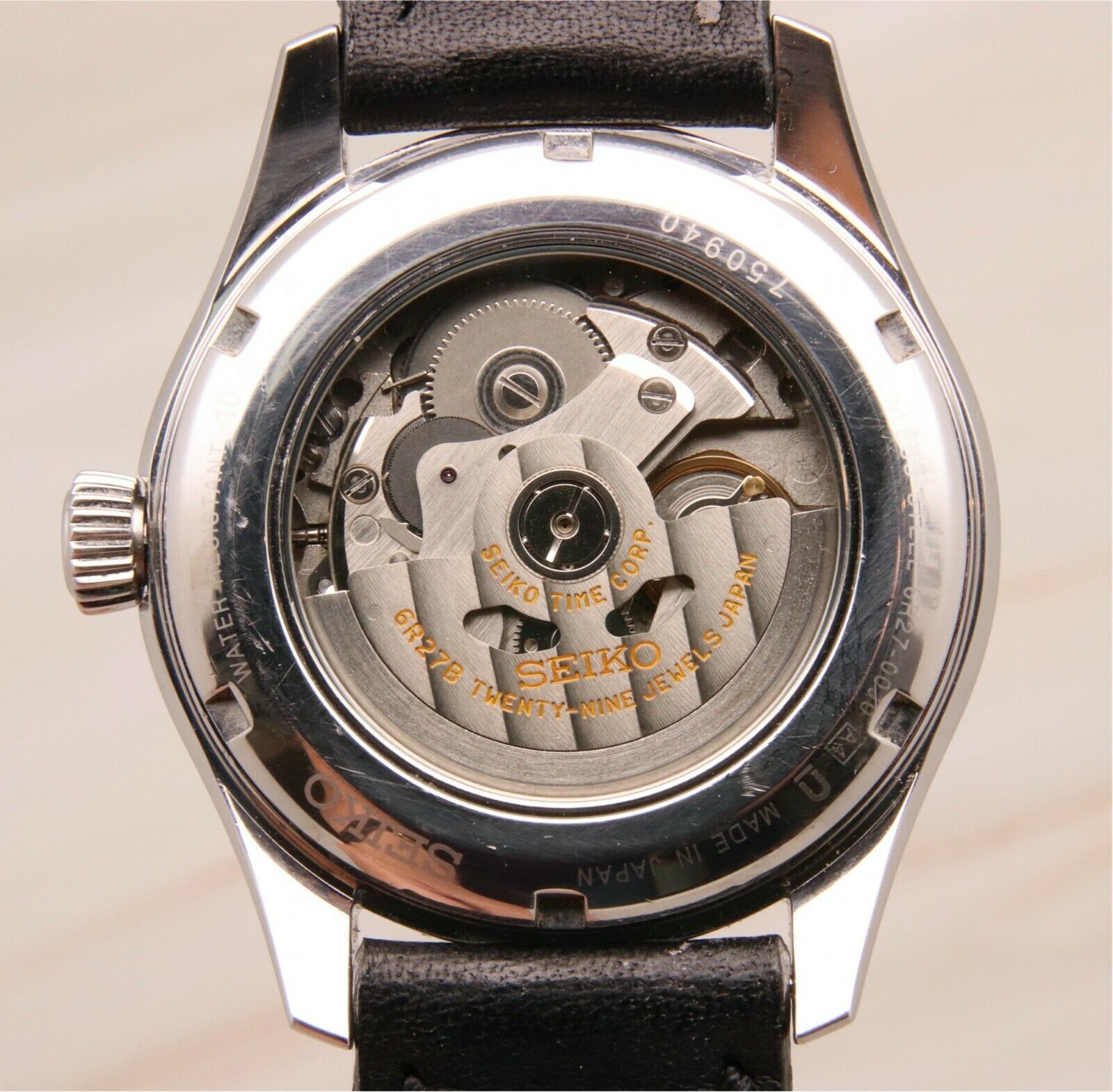 Seiko Presage SPB059J1 Power Reserve 6R27-00J0 Red Men