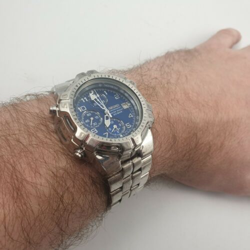 SEIKO VINTAGE CHRONOGRAPH 7T32-6k40 CHUNKY DIVERS WATCH STK185