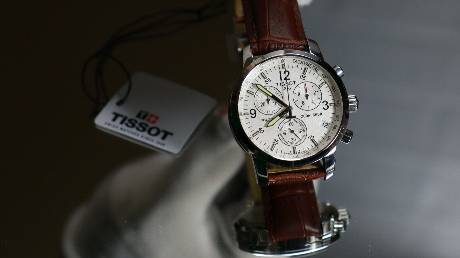 TISSOT T Sport PRC 200 T17.1.516.32 Leather Wristwatch T461