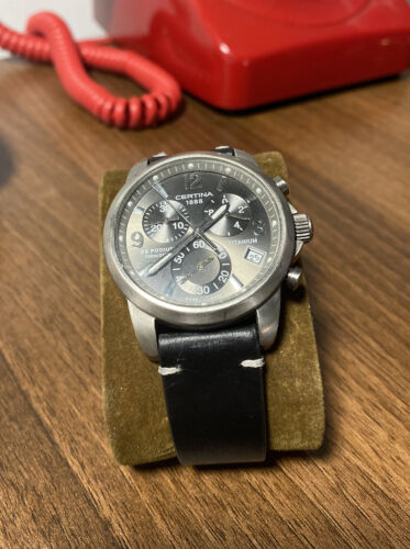 Certina ds clearance podium chronograph titanium