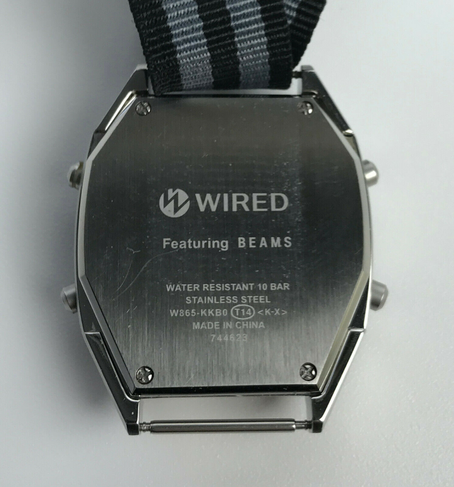 Seiko WIRED x BEAMS Solidity Watch silver digital W865
