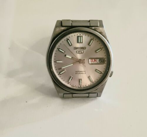 kandidatskole Forbedre kultur Seiko 5 SNK355K1 Automatic Men's Stainless Steel Watch | WatchCharts