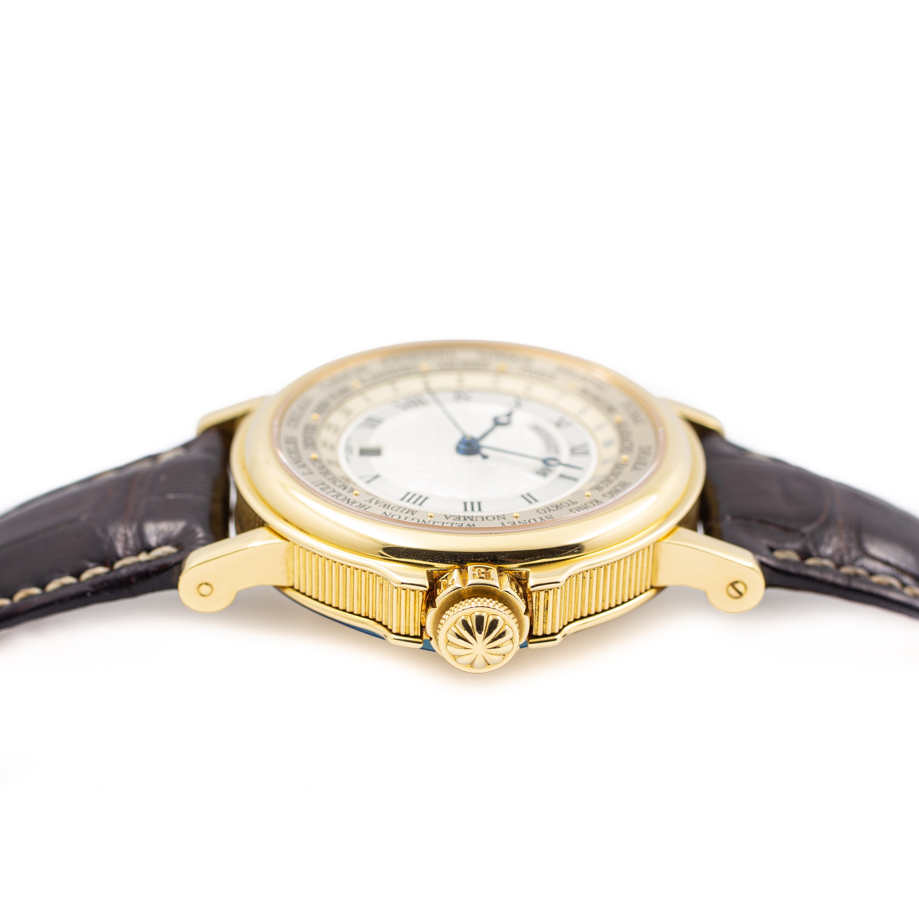 Preowned Breguet Marine Hora Mundi World Time in Yellow Gold Ref