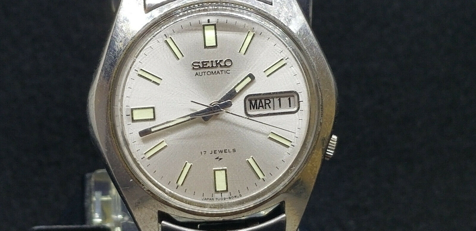 Vintage 1960 s Seiko Automatic Men s WRISTWATCH 17 Jewels 7009