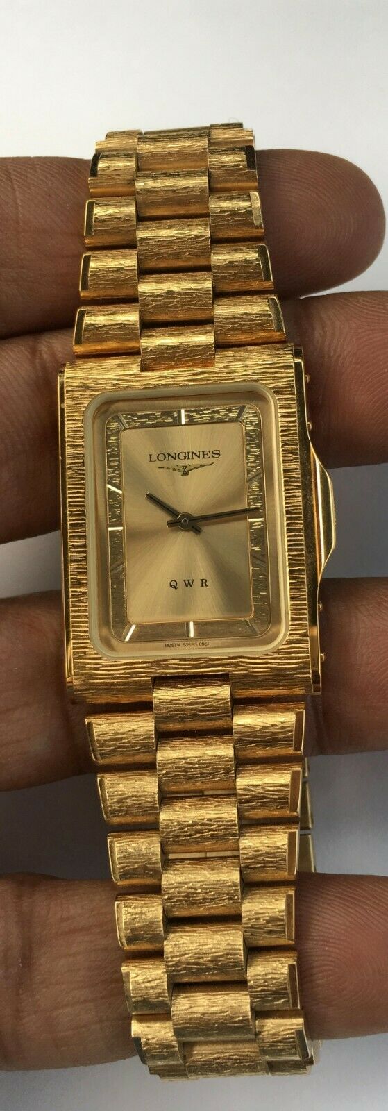 Vintage Longines 5 Jewels Quartz Gold Plated CMZ 5714 FRANCE Mint