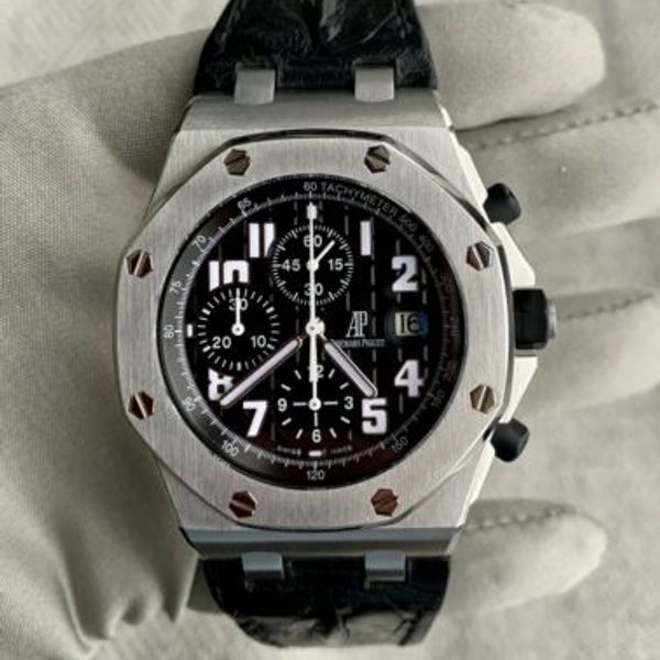 Audemars Piguet Royal Oak Offshore Black Dial Chronograph Black Themes ...