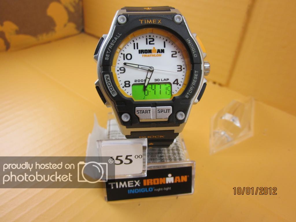 Timex ironman hot sale analog digital