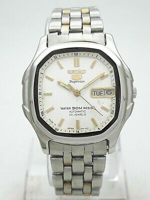 Vintage Seiko 5 Superior Japan 23J Automatic 7S36-5000 Mens Day Date Wrist  Watch | WatchCharts