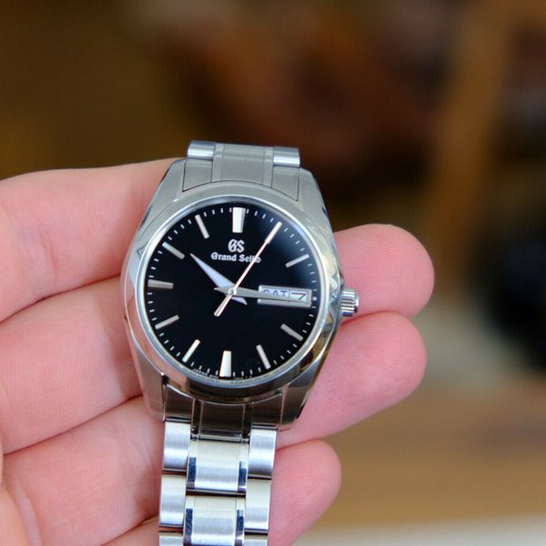 GRAND SEIKO SBGT237 9F Quartz Day Date Black Dial Men's
