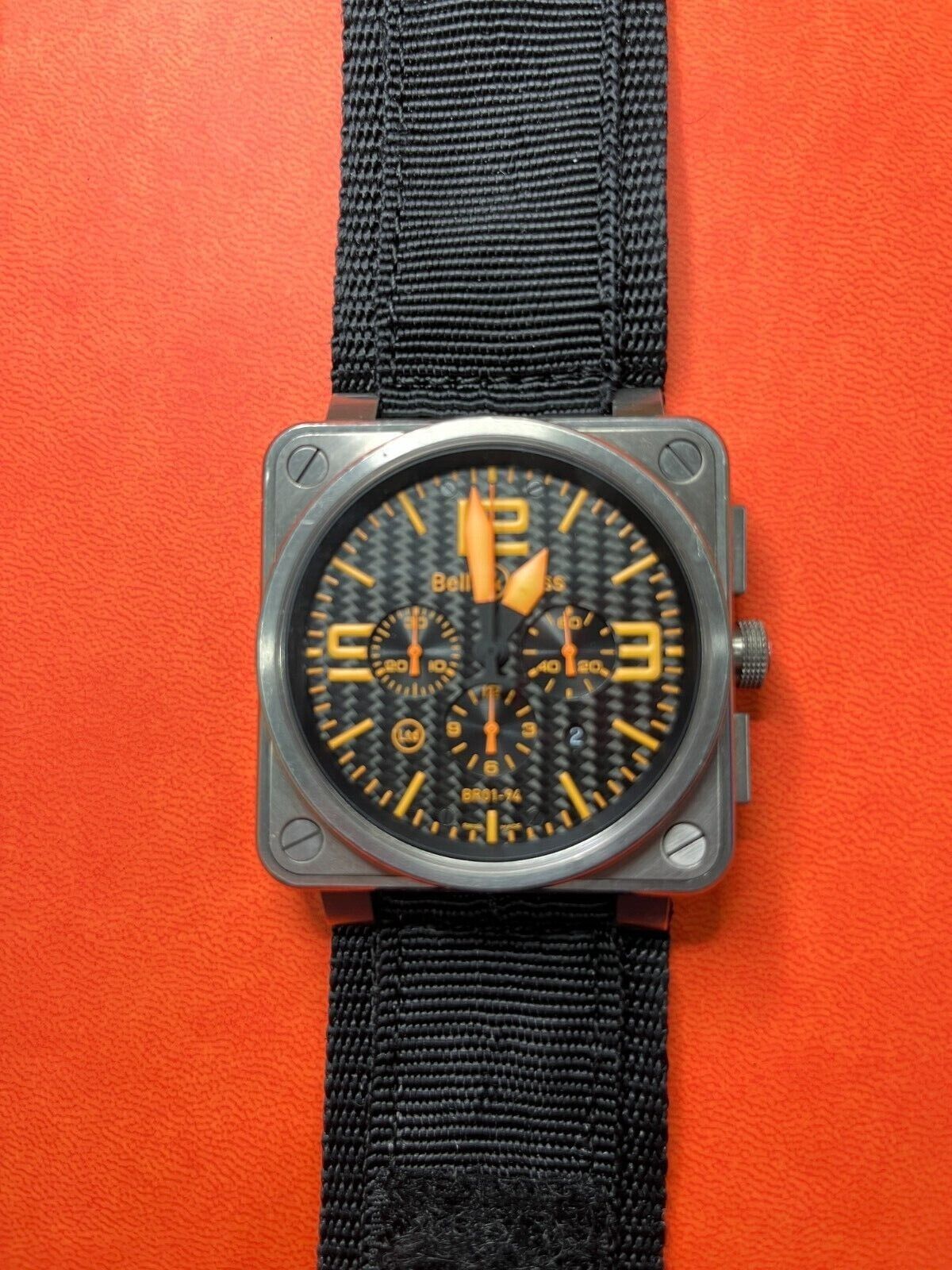 Bell and shop ross titanium orange