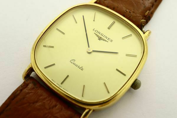 LONGINES 962 / 6674 Quartz Watch 18K Gold Plated SWISS MADE [6406