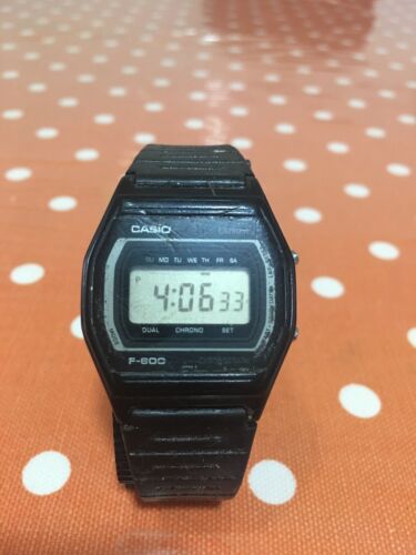 レア VINTAGE 1982's CASIO F-600 デジタル腕時計 コレクター | CASIO WATCH 50TH | CASIO