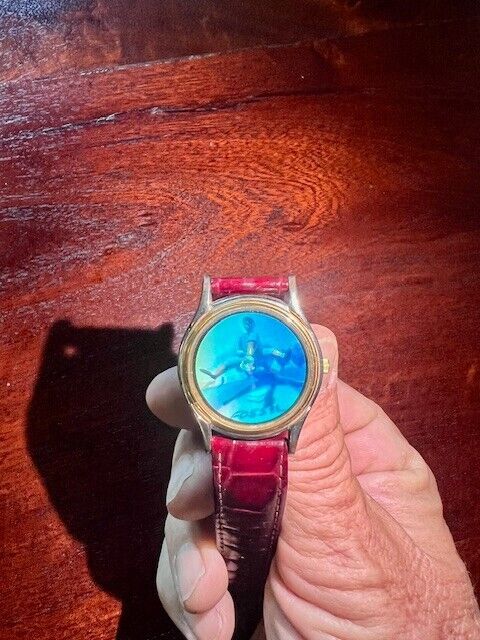 VINTAGE HARD TO FIND FOSSIL HOLOGRAM 3D ALLSTAR BASEBALL  display picture 3