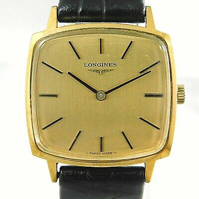 LONGINES L847.4 HAND WINDING GOLD MEN S VINTAGE WATCH SWISS