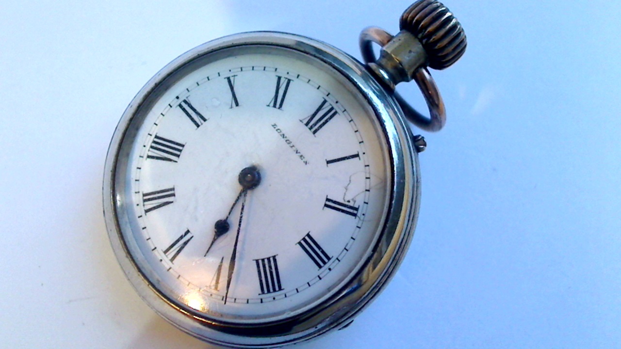 Very Rare Swiss Longines Pocket Watch Gold Medal Paris 1878