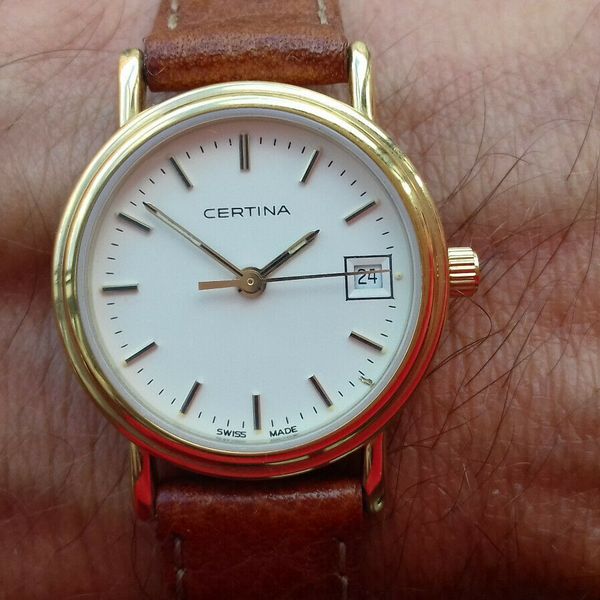 Montre Certina Calendar Vintage Collection - Réf. 184.3101.25 - Homme (1980) - NOS Neuf Avec étiquettes