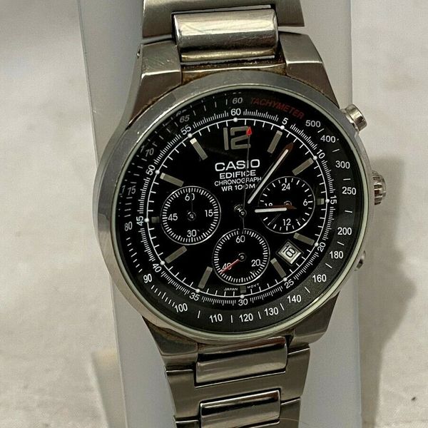 Casio Edifice EF 500 Chronograph Watch Model 2711 WatchCharts Marketplace