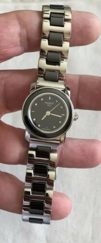 Tissot 1853 T064210A Beautiful Woman s Stainless Steel Black Dial