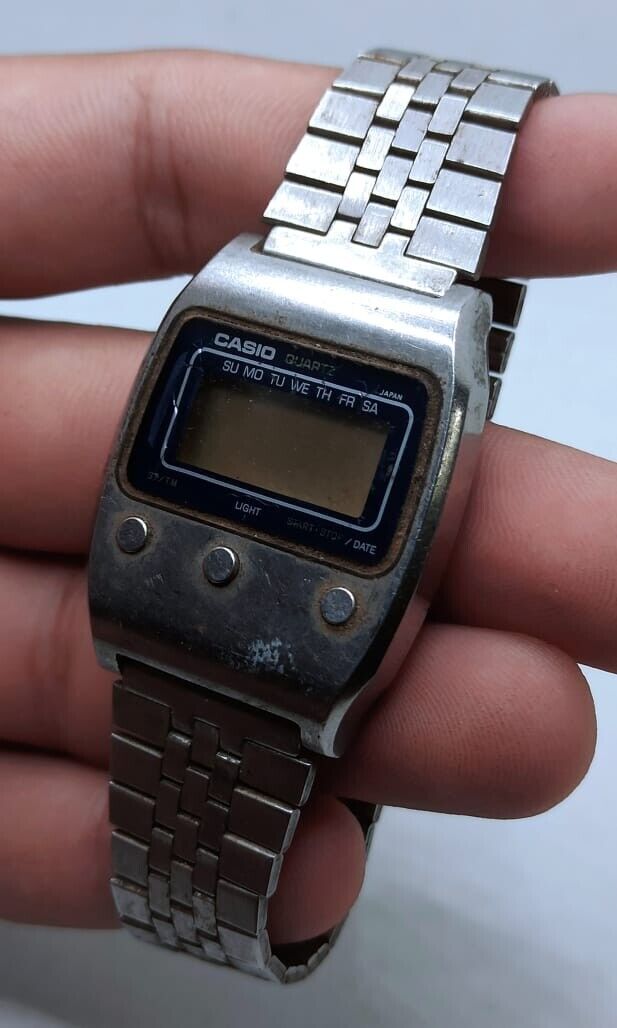 Vintage Casio Digital Alarm Quartz Japan 50QS-17 FOR PART/REPAIR