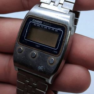 CASIO 50QS-17 デジタル腕時計 クォーツ式 シルバー CASIO（カシオ） デジタル時計 クォーツ 腕時計 型式: 50QS-17